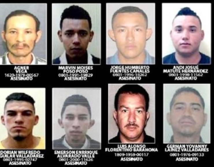 En el grupo hay 23 personas implicadas en asesinatos y homicidios. Por el delito de secuestro figuran ocho prófugos de la justicia.El subcomisario Cristian Nolasco, vocero de la Dirección Policial de Investigaciones ((DPI), dijo que cada año actualizan el cartel o ficha de las personas más buscadas que tienen cuentas pendientes con la justicia.