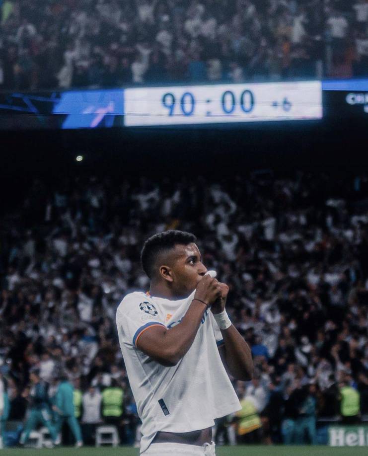 Tal fue el caso de alegría, que minutos después de terminar el encuentro, Rodrygo Goes, publicó un mensaje en sus redes sociales: “HASTA EL FINAL”, en referencia a la lucha por el título.