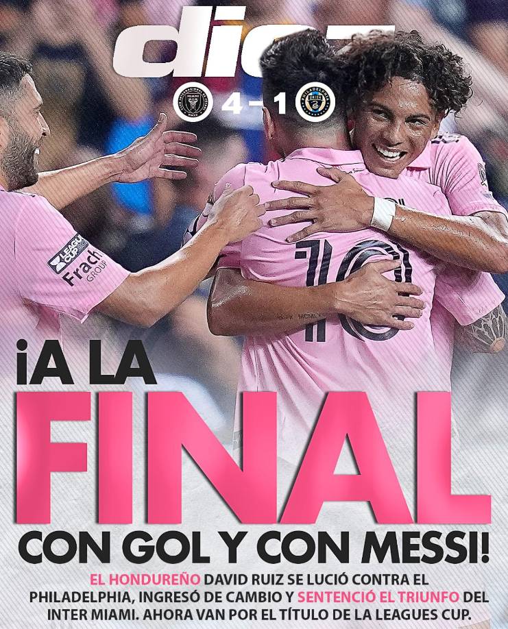 Portada de Diario Diez sobre el duelo de semifinales.