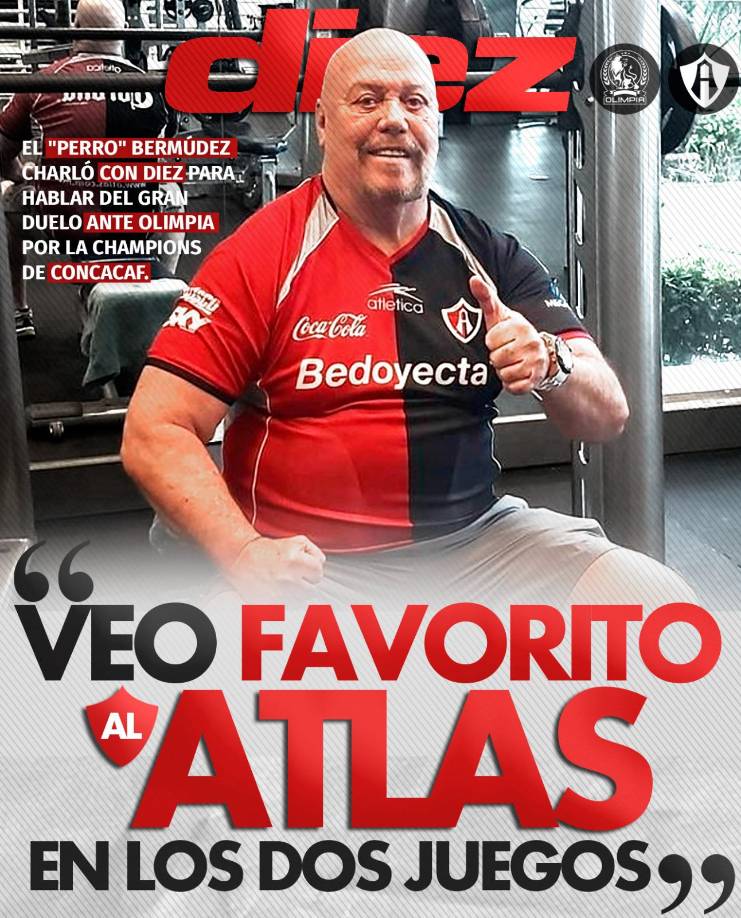 El famoso relator deportivo y aficionado de Atlas, Enrique Bermúdez señaló que el equipo rojinegro es favorito ante Olimpia.