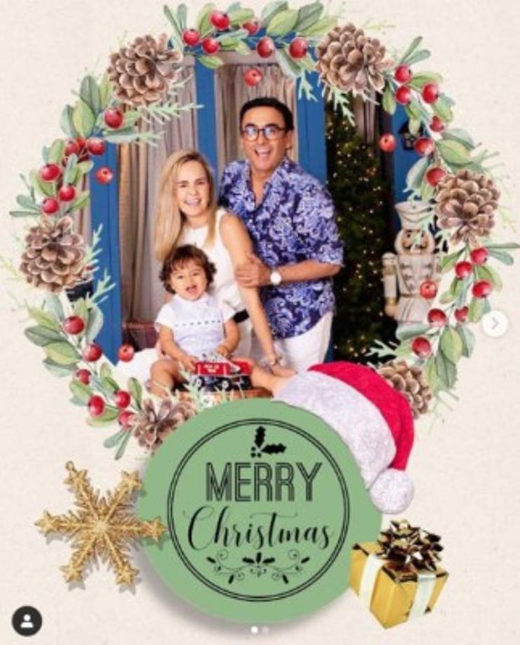 Adal Ramones compartió esta tierna postal junto a su familia.