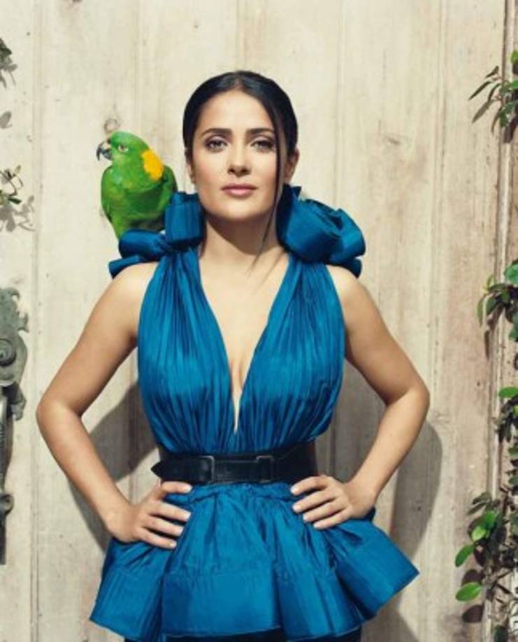 La actriz mexicana en una sesión de fotos para la prestigiosa revista 'Vanity Fair'.