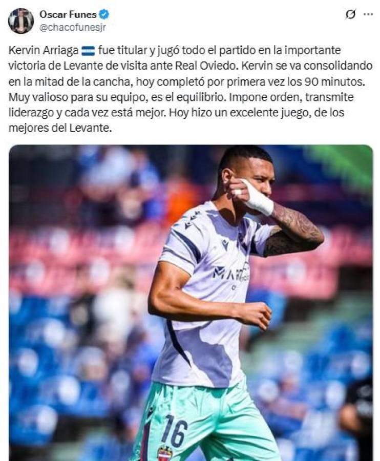 Afición del Levante reaccionó a la actuación de Kervin Arriaga en LaLiga