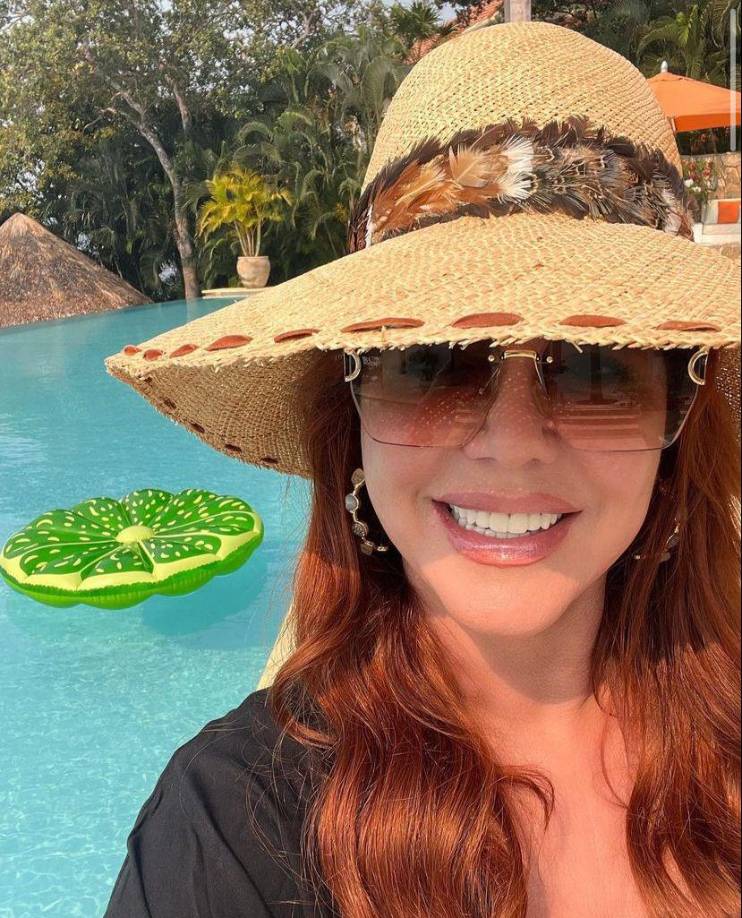 María Celeste Arrarás se encuentra en Honduras disfrutando de sus vacaciones, especialmente desde Roatán.