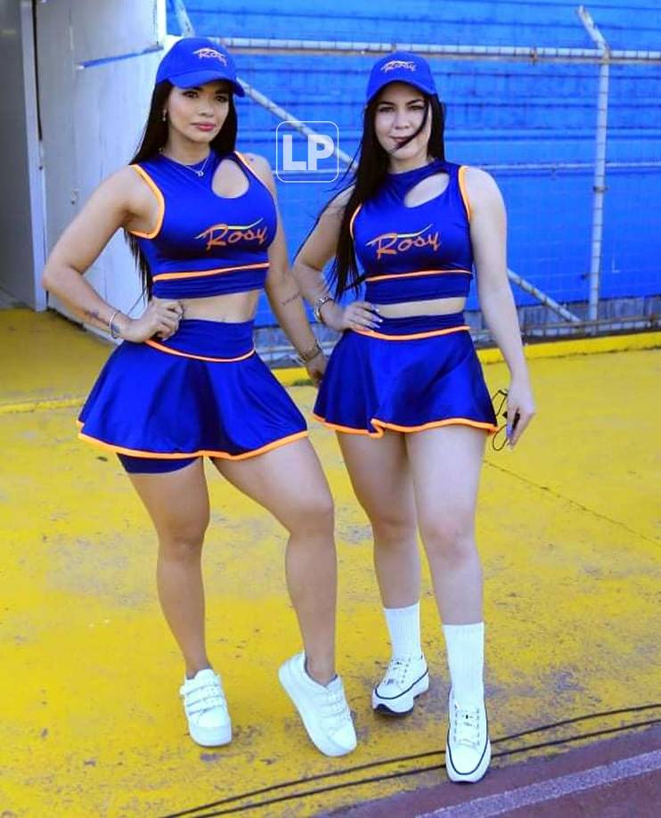 Estas bellas edecanes robaron miradas en el estadio Olímpico de San Pedro Sula durante el duelo Marathón-UPN.