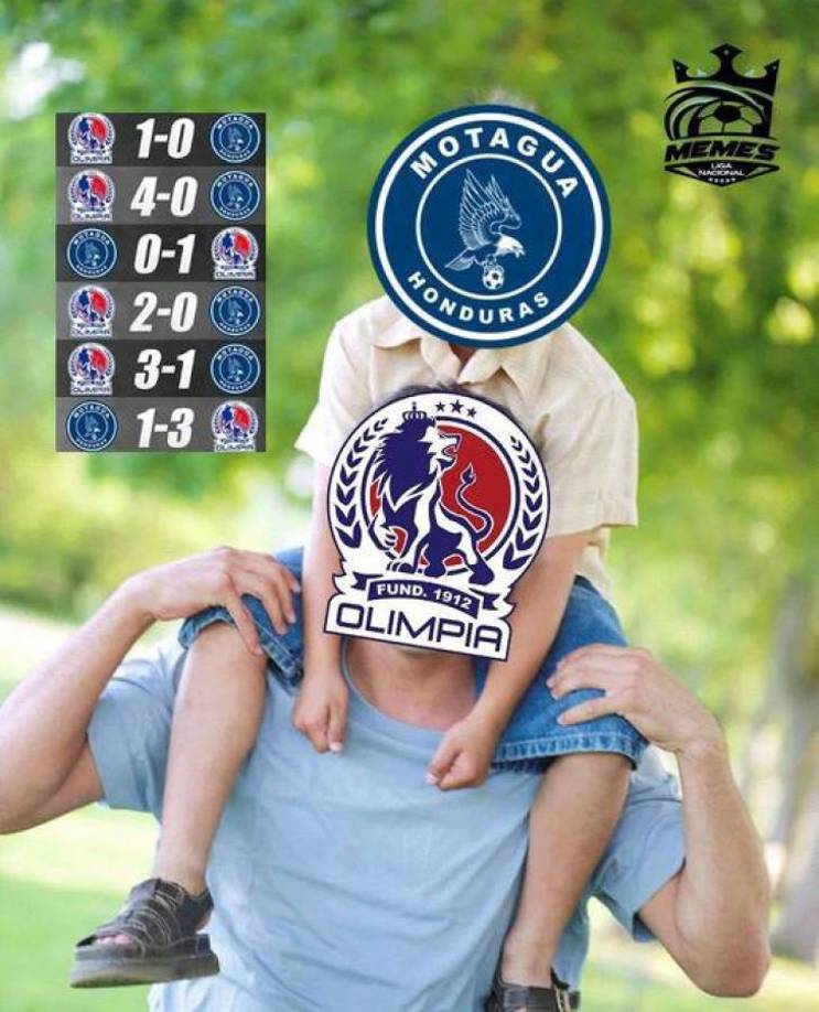 Motagua es víctima de crueles memes tras caer ante Olimpia