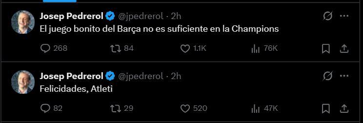 Atlético se burla e indignación en Barcelona: No nos han dejado ganar