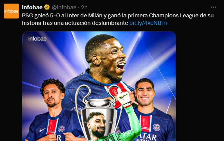 PSG ganó la Champions y la prensa mundial se rinde; Barcelona se pronunció