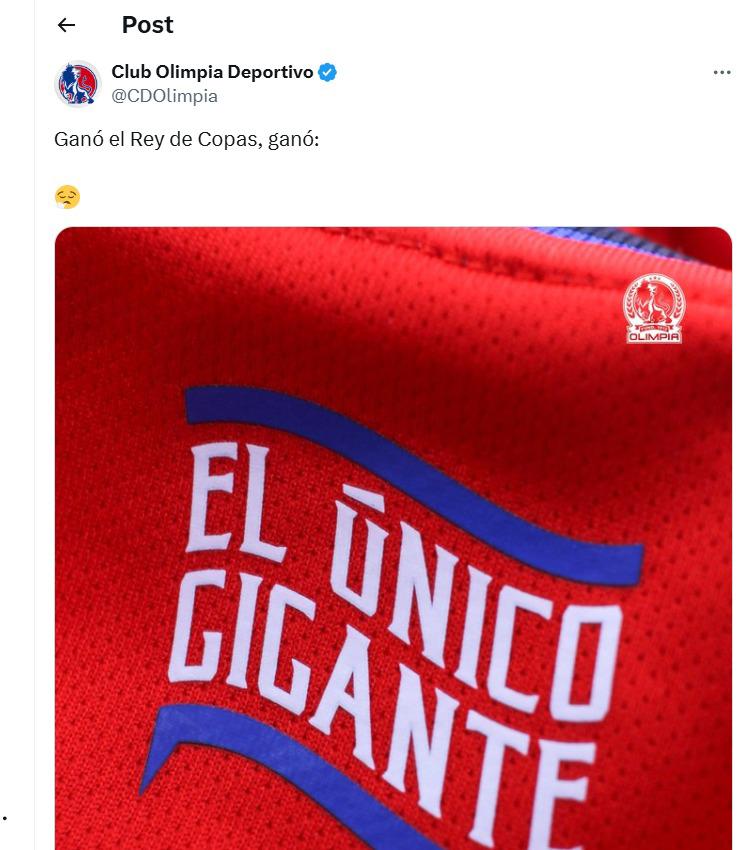 Olimpia se mofa y señalan polémica tras triunfo ante Motagua