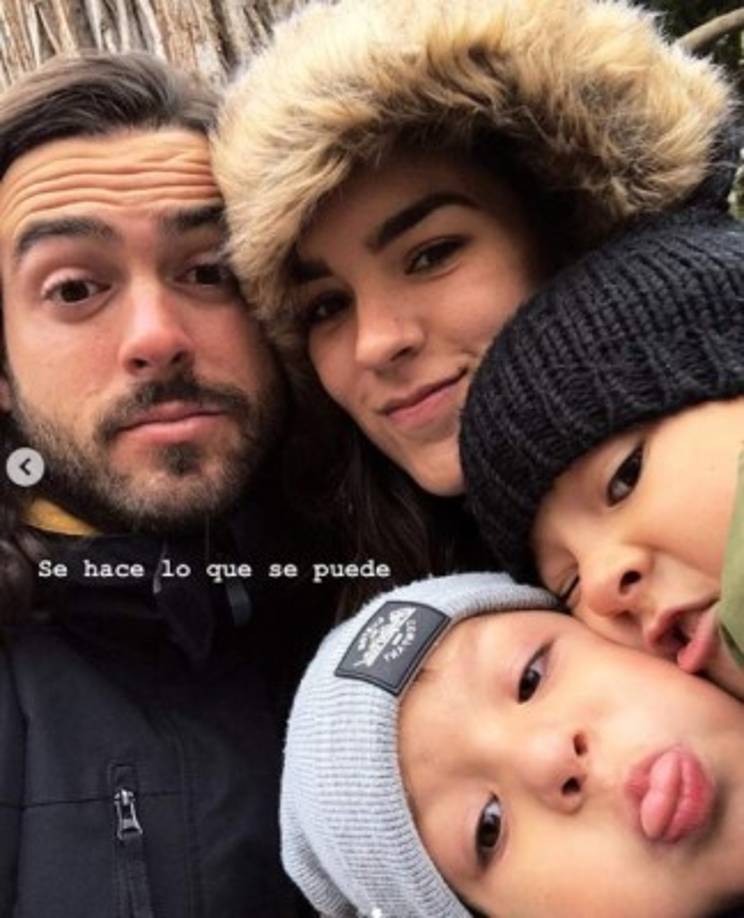 La pareja tienen cinco años juntos y fruto de su amor procrearon dos hijos.