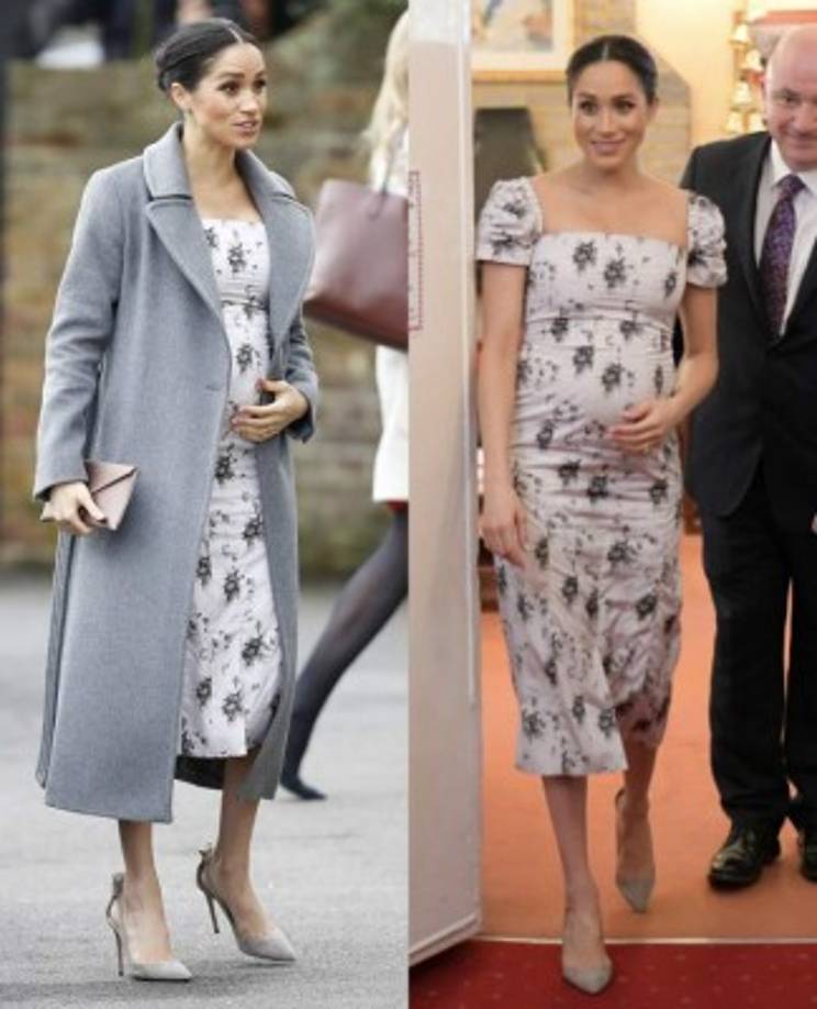 Para su compromiso real Meghan llevó un vestido con estampado floral de Brock Collection, una marca cuyos fanáticos incluyen a Margot Robbie, Lily James, Jennifer Lawrence, Gigi Hadid, Emma Stone, Suki Waterhouse y Rihanna.<br/>