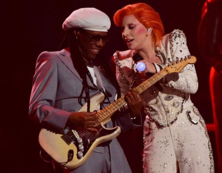 Nile Rodgers y Lady Gaga.