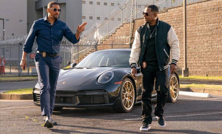 Will Smith y Martin Lawrence durante la grabación de la película “Bad Boys 4”.