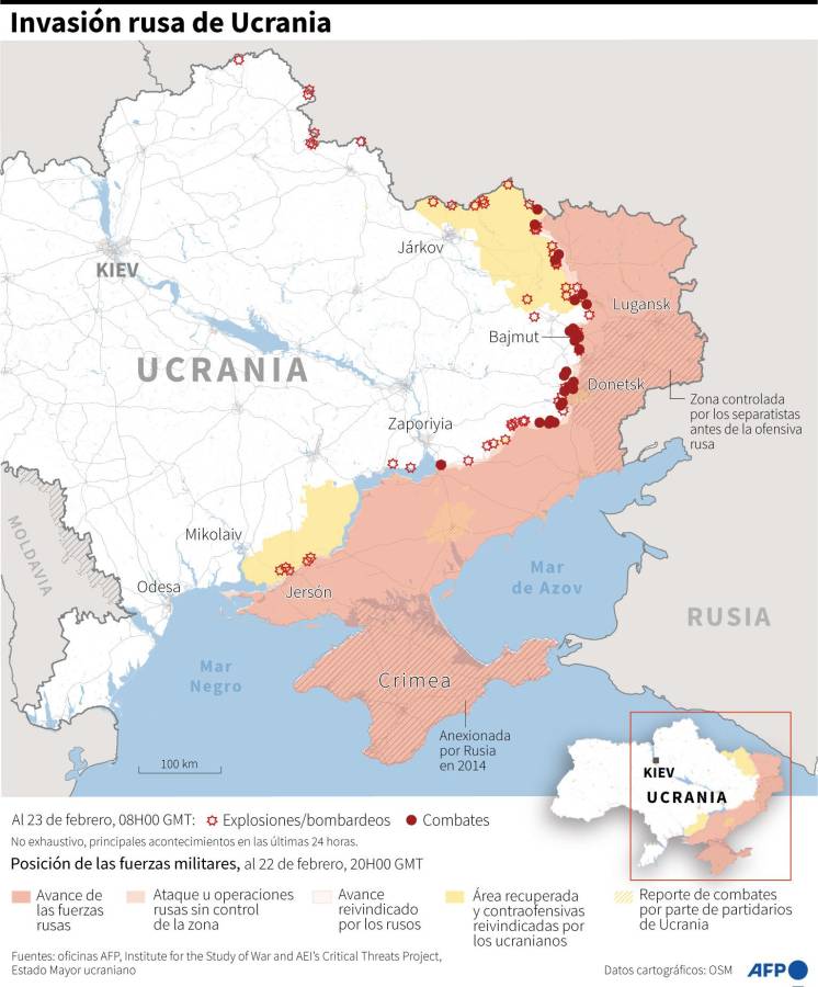 “Ucrania vencerá”, dice Zelenski en el primer aniversario de la invasión rusa