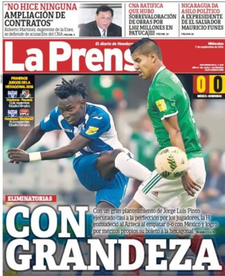 Y Golazo de Diario La Prensa en Honduras.