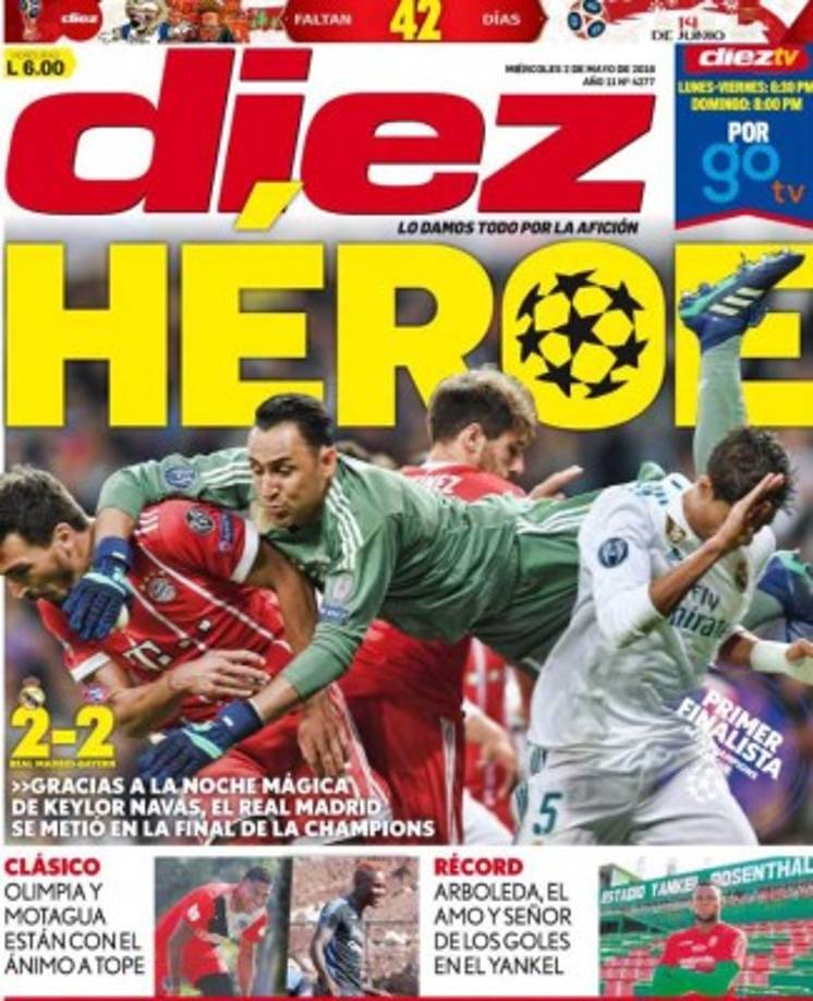 Diario Diez de Honduras.