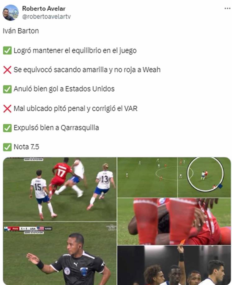 Roberto Avelar, periodista salvadoreño, calificó con una nota de 7.5 a su compatriota Iván Barton.