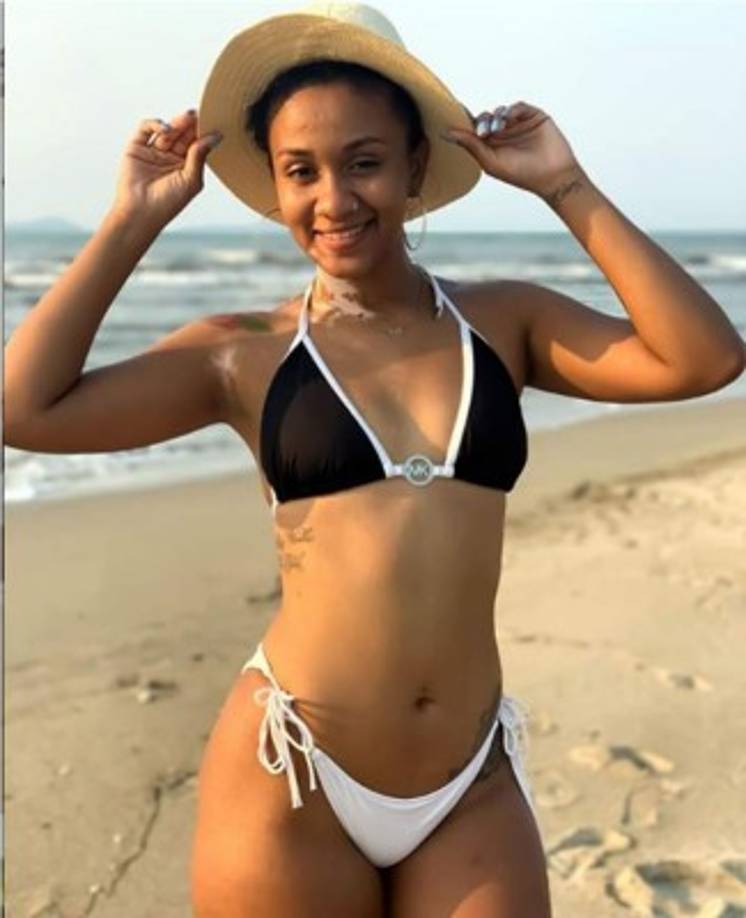 Edlin Navarro es la novia del defensa hondureño Henry Figueroa, del Alajuelense de Costa Rica, y ha disfrutado del verano en Nueva Armenia, Atlántida.