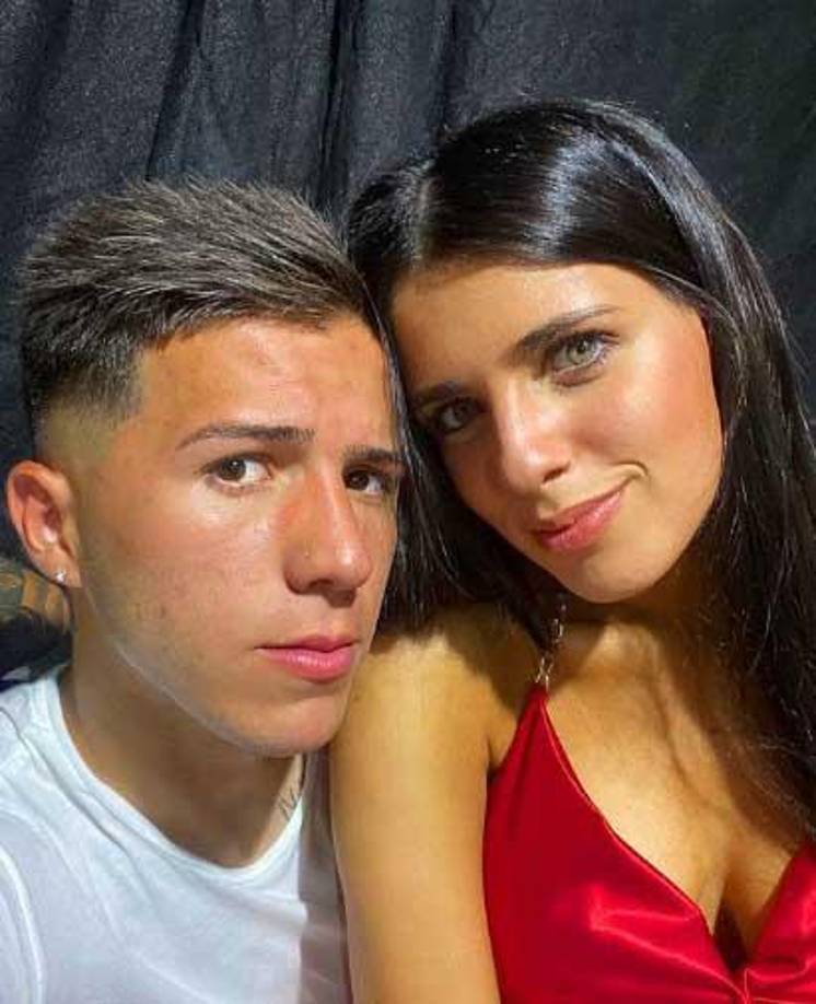 Valentina Cervantes es la esposa del centrocampista argentino Enzo Fernández.