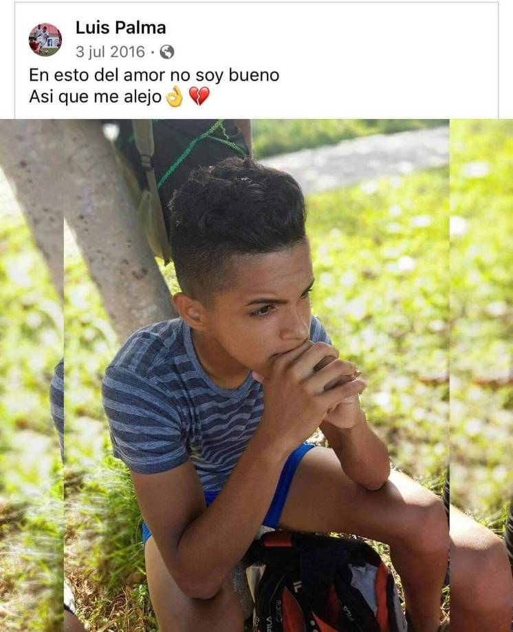 Las imágenes han causado gran sensación en redes sociales, sobre todo por los mensajes que compartía Palma en sus fotos.