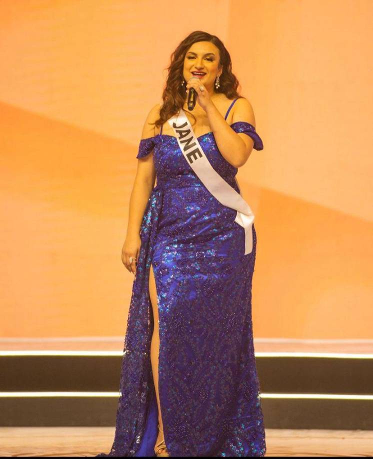 Su discurso estuvo dirigido a dejar un mensaje sobre la salud mental, la positividad corporal y la salud hormonal de las mujeres de Nepal. Es mitad nepalí y mitad americana.