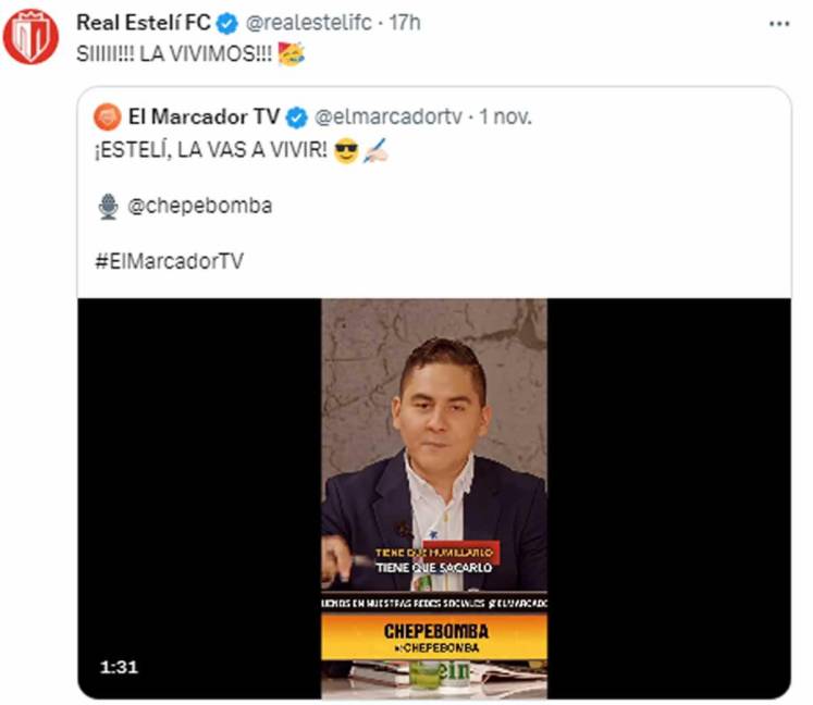 Real Estelí pone en su lugar a periodista panameño que denigró a su equipo