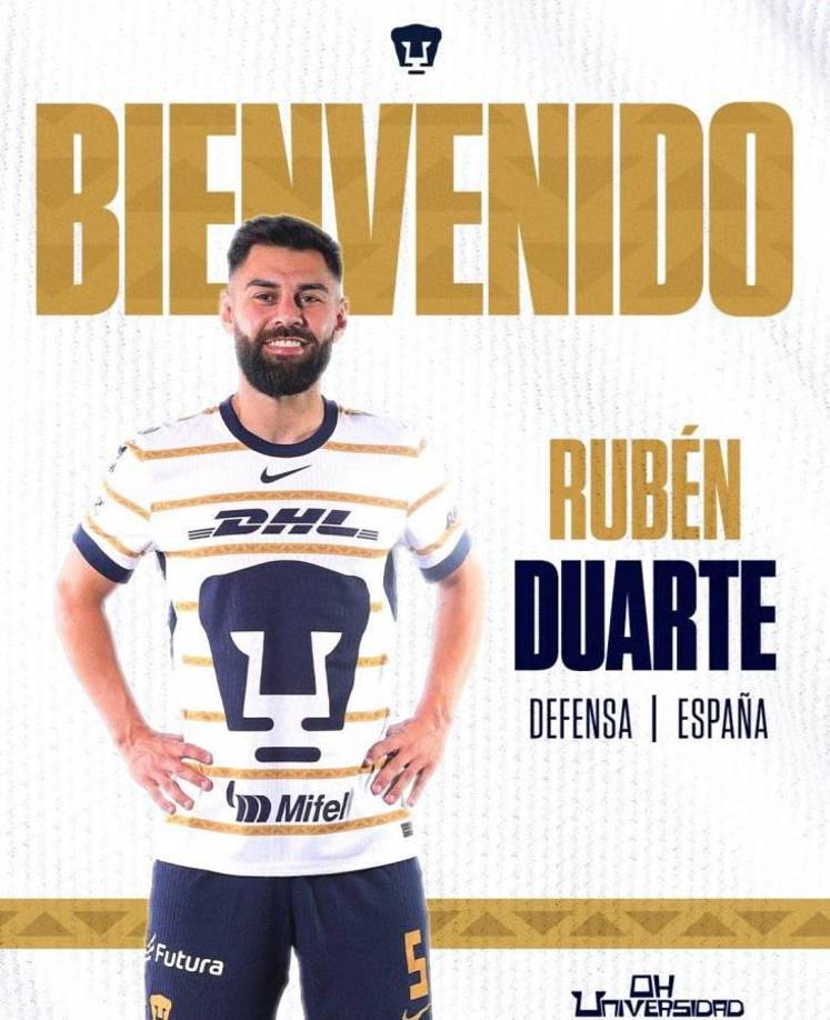 OFICIAL / El Deportivo Alavés de España confirmó este martes la salida de Rubén Duarte que, tras siete temporadas en Vitoria, pone rumbo al Pumas de la Liga MX.