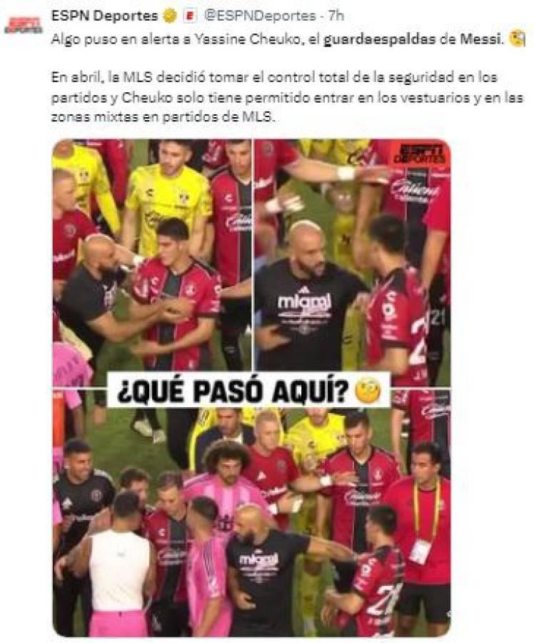 Guardaespaldas de Messi provocó enfado: lo que hizo indignó a México