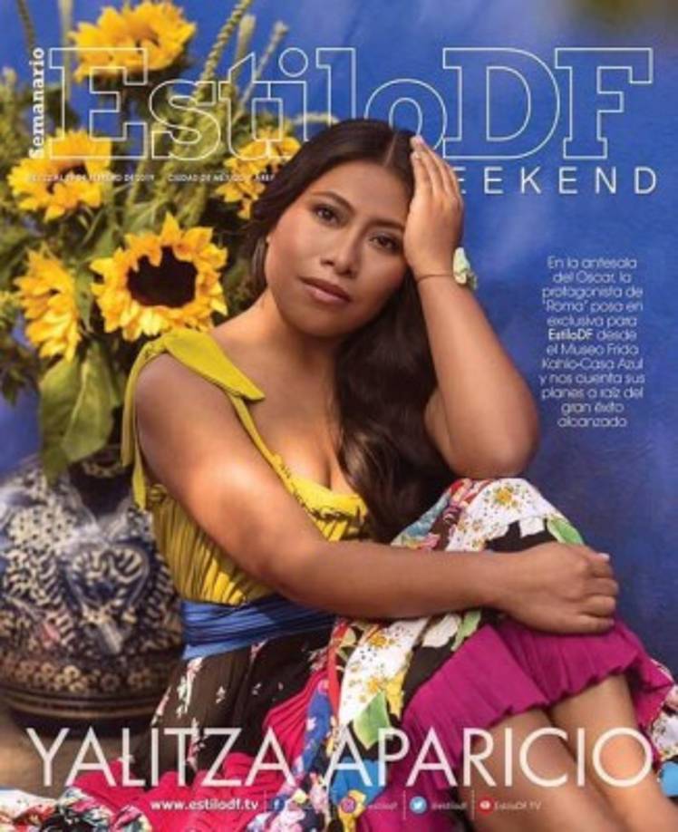 <br/><br/>Cover Febrero 2019 - Estilo DF<br/><br/>Título: Yalitza Aparicio