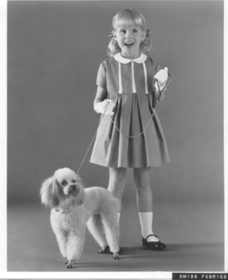 Linda Blair en sus años de modelo para comerciales y catálogos.