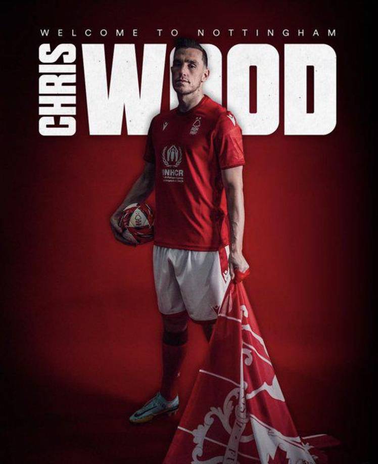 Oficial: Chris Wood, delantero neozelandés fue fichado este viernes por el Nottingham Forest, tras pasar la revisión médica. 