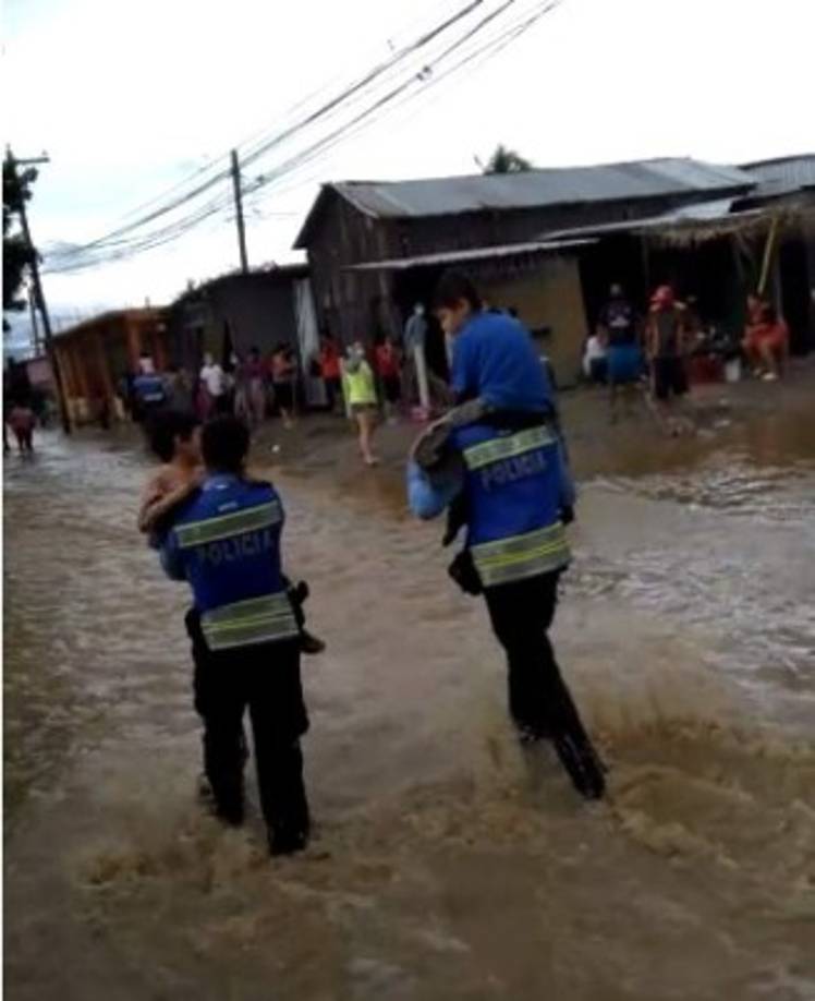 Centenares de afectados reciben atención en albergues en escuelas, centros comunitarios y otros espacios, en los que hay personas de todas las edades. Las autoridades sanitarias siguen haciendo llamados a la población afectada a que siga usando mascarillas, de lo que no van provistos muchos damnificados que salen de zonas inundadas.