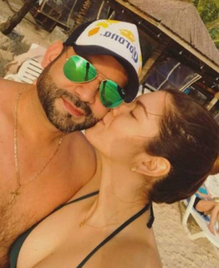 Melissa Valeriano, la guapa presentadora del programa matutino Las Mañanas del 5, con su esposo Fernando Quezada.