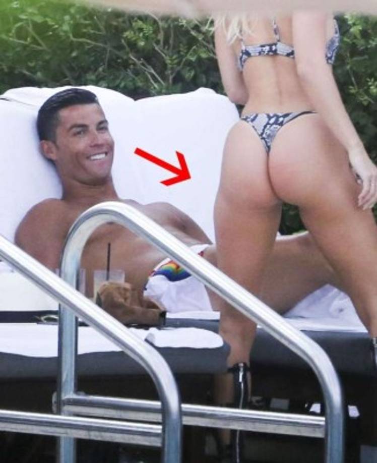 Cristiano Ronaldo quedó encantado con el cuerpo de Cassandre Davis.