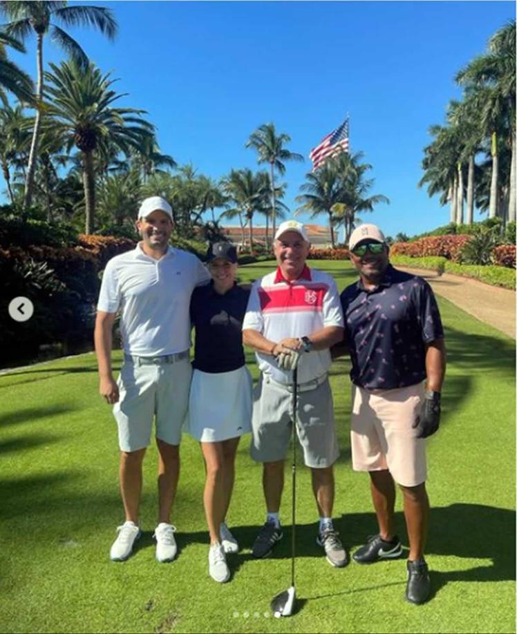 Carlos Pavón ha encontrado en el golf una de sus pasiones, además del fútbol.