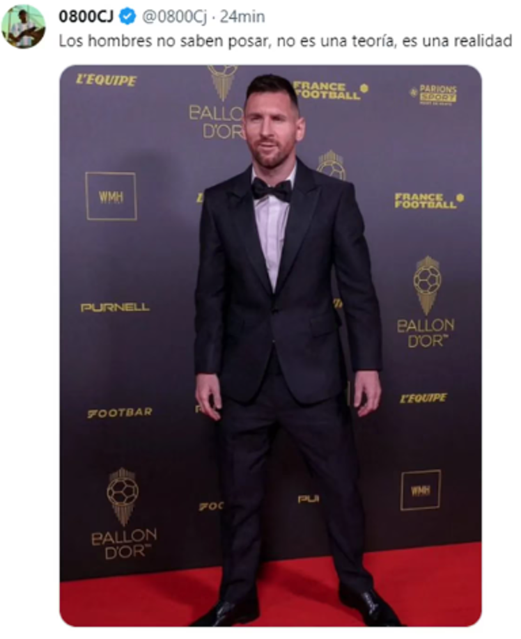 Messi protagonista: Los jocosos memes que dejó el Balón de Oro 2023