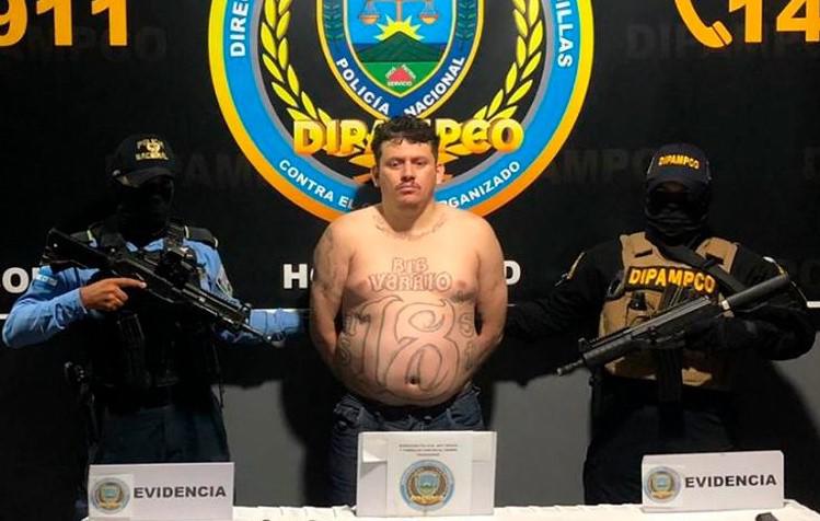 Capturan al “Malvado”, presunto cabecilla de la Pandilla 18