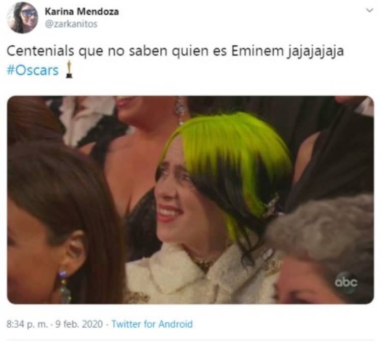 El gesto de la cantante fue tomado con malestar por los internautas y en forma de venganza comenzaron con la masacre de memes inspirados en la cara de Billie.