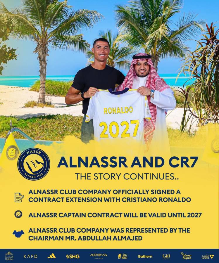 Cristiano Ronaldo ganará más de 11,000 lempiras por minuto