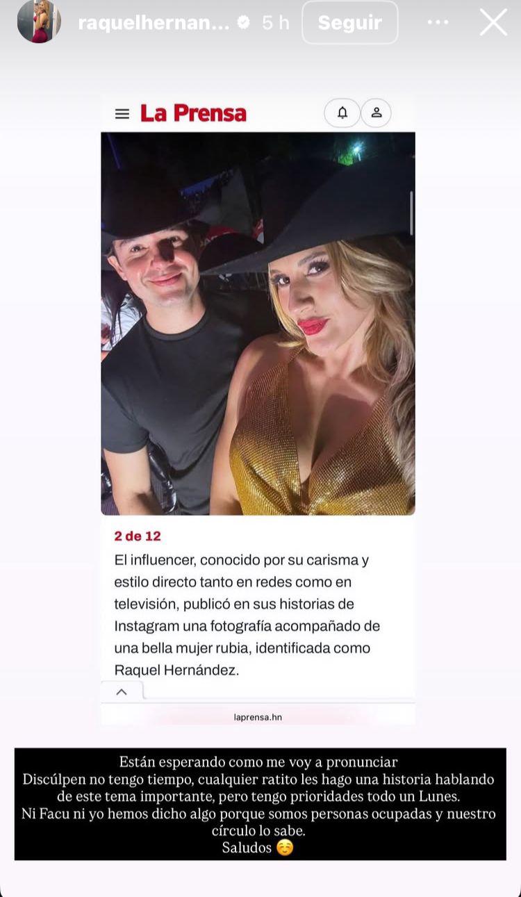 ¿Quién es Raquel Hernández, la bella “señora esposa” de Facundo Caballero?