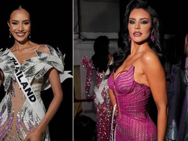 Miss Universo Tailandia y Chile.