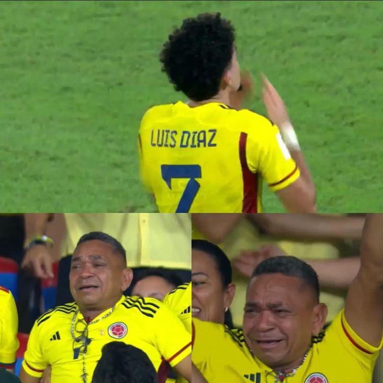 Colombia- Brasil: Luis Díaz anota doblete y su padre se conmueve