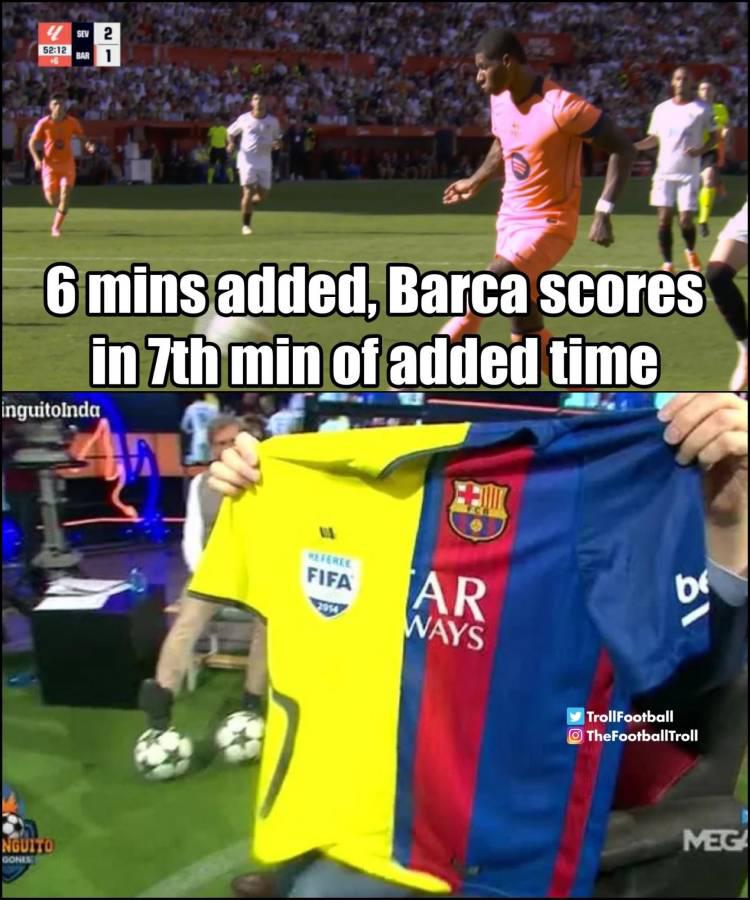 Lewandowski se lleva las burlas: los memes de la derrota del Barcelona ante Sevilla