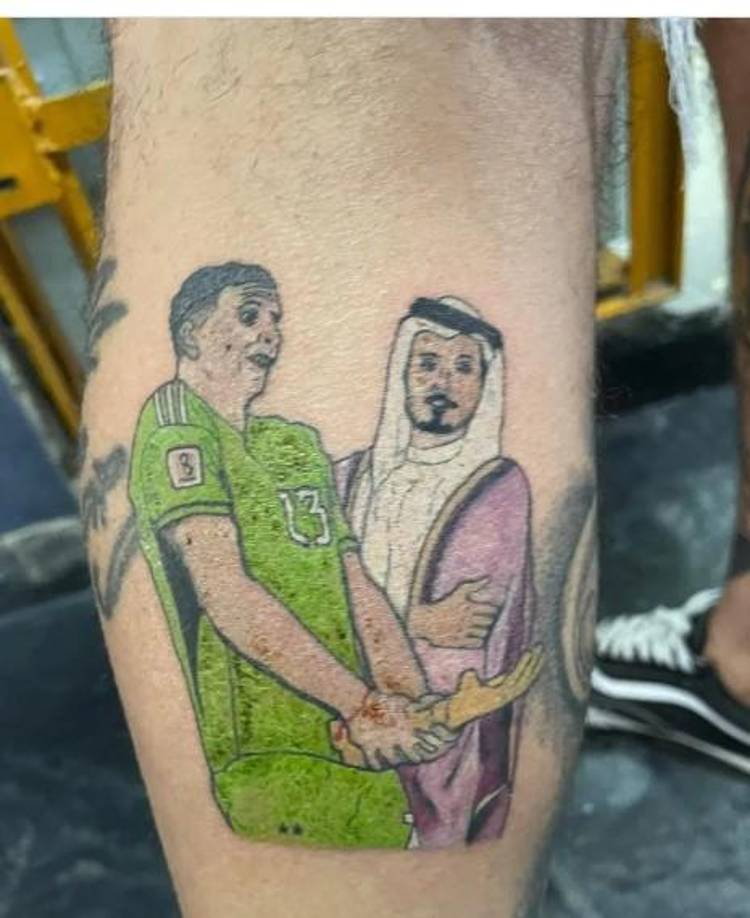 Los tatuajes más chistosos de Messi tras ganar el Mundial