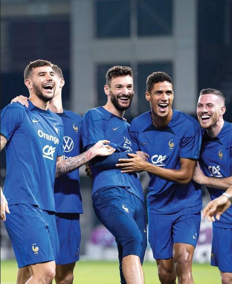 La selección francesa cuenta con un día menos de recuperación que Argentina de cara a la final del domingo.