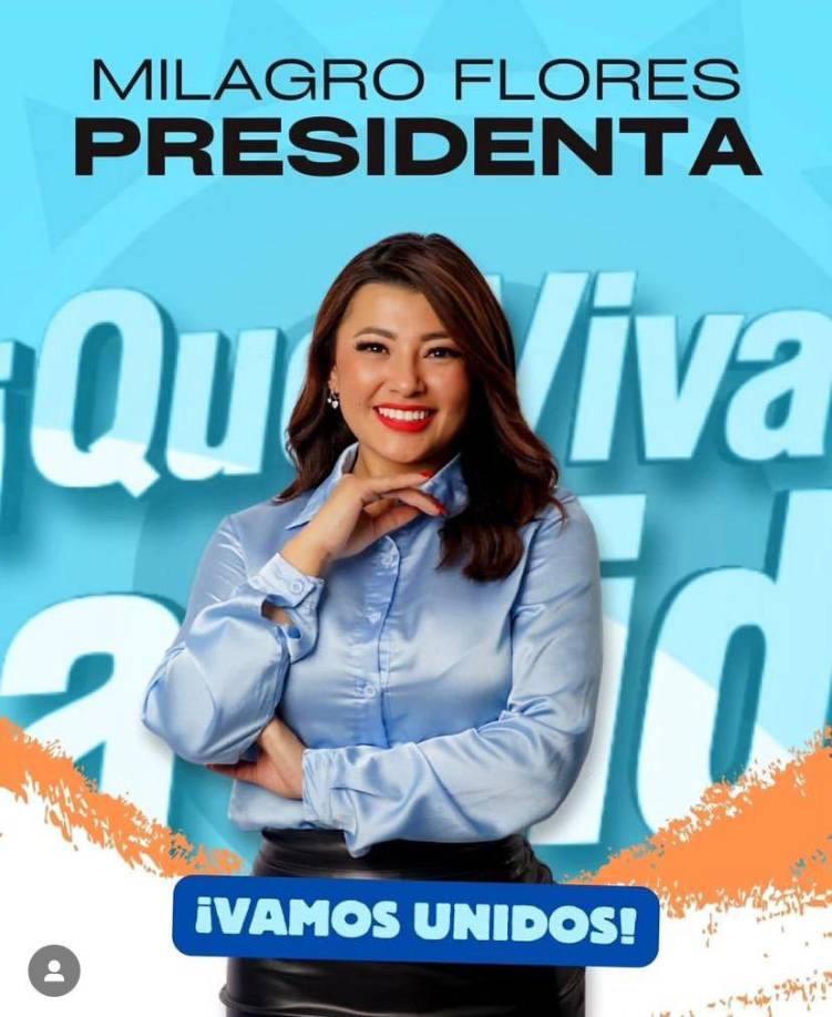 Recientemente ha causado revuelo en redes sociales tras compartir esta imagen de una aparente campaña política. 