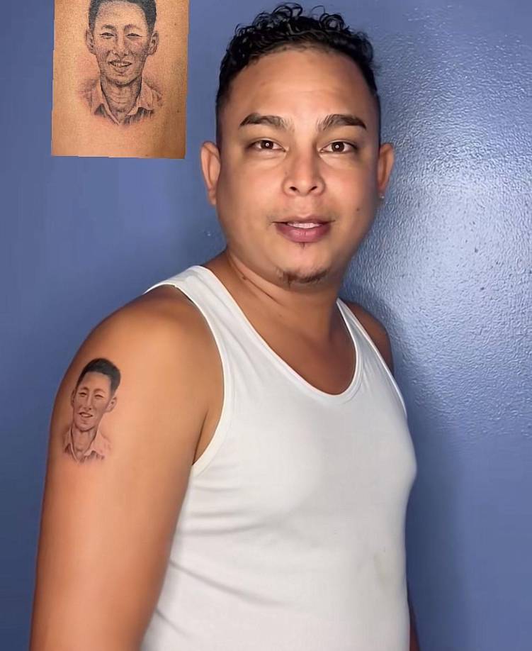 ”Aquí te muestro mi agradecimiento en esta pieza Shin Fujiyama y espero llegue a tus ojos”, dedicó.