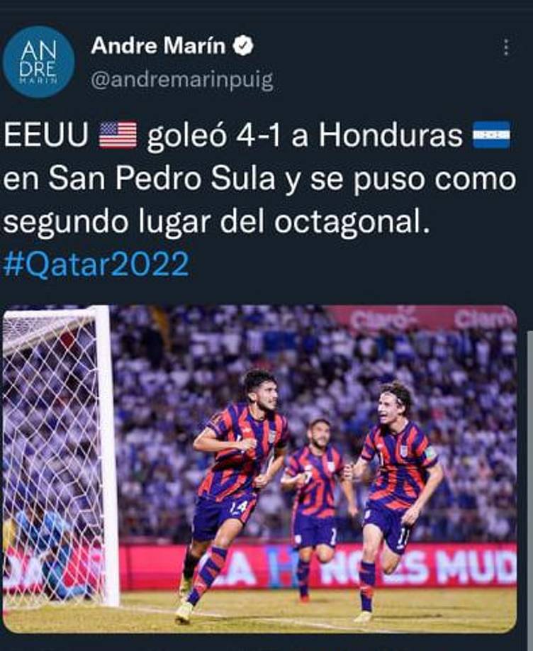 André Marín, periodista de Fox Sports.