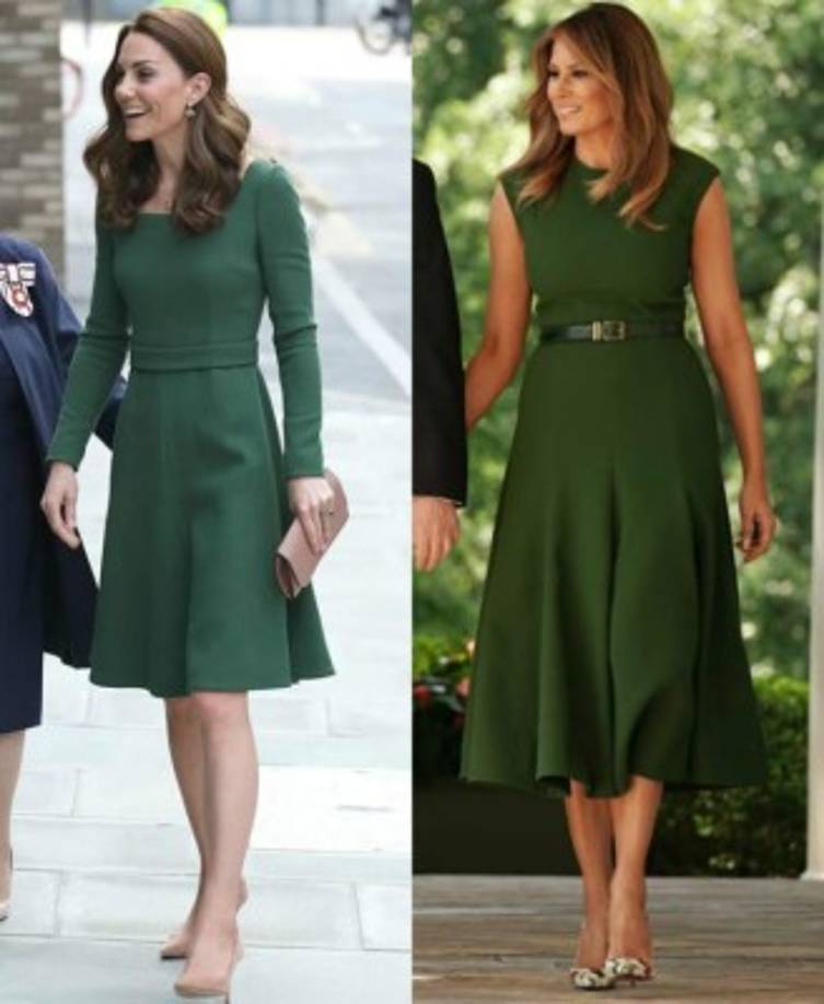 Las comparaciones no se hicieron esperar por los críticos de la moda.