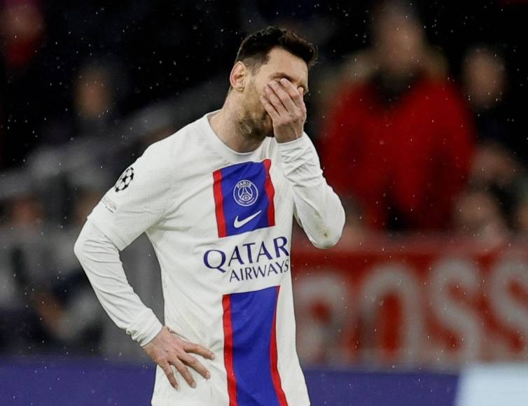 Lionel Messi sufrió otra decepción en la Champions League, su segunda eliminación con la camiseta del PSG.